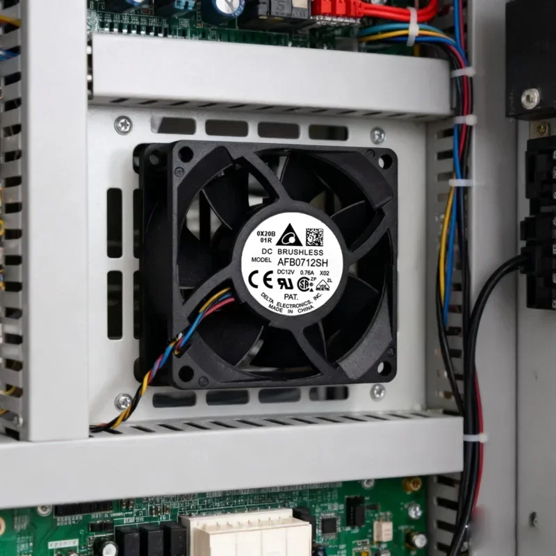 Delta Axial Fan AFB0712SH-X02 70x70x25.4MM 12V DC 61.05CFM 6300RPM Double Ball Bearing Plastic