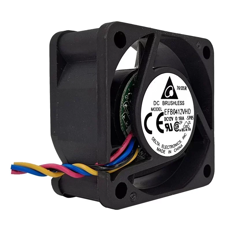 Delta EFB0412VHD-SP05 Cooler Fan 12V DC Ball Bearing 4020 40x40x20mm 9000RPM Speed 10.1CFM