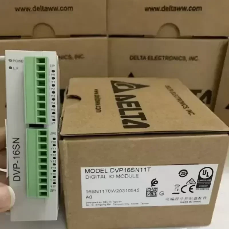 DELTA PLC Module DVP16SP11T 24V Ethernet 16 I/O Industrial Control PLC Programming DELTA PLC Module DVP16SP11T 24V Ethernet 16 I/O Industrial Control PLC Programming
