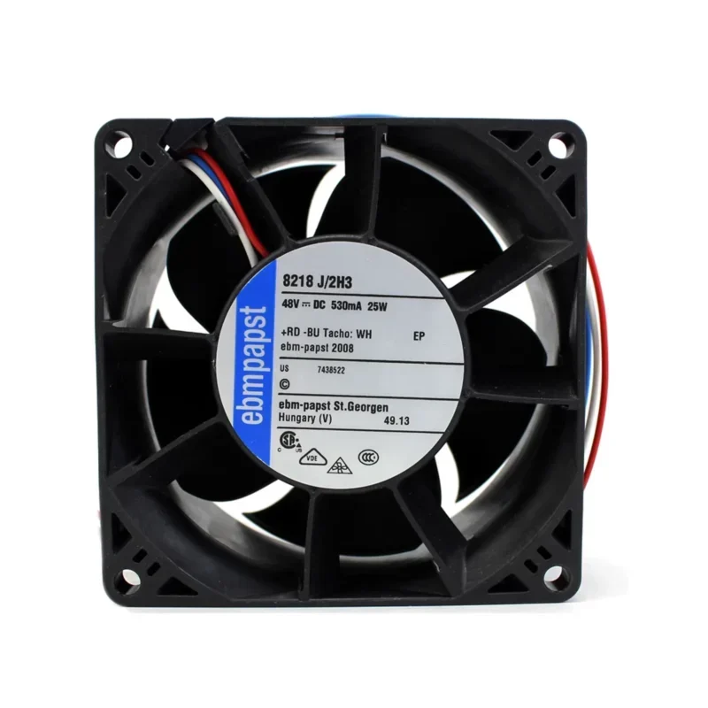 ebmpapst 8218J/2H3 8038 48v 112CFM 25W 0.53A Dc Axial Fan