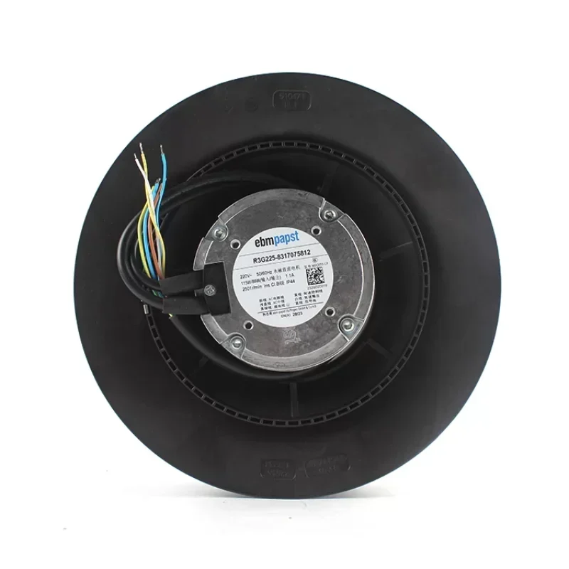 Ebmpapst R3G225-8317075812 225mm 220V 115W Centrifugal Fa