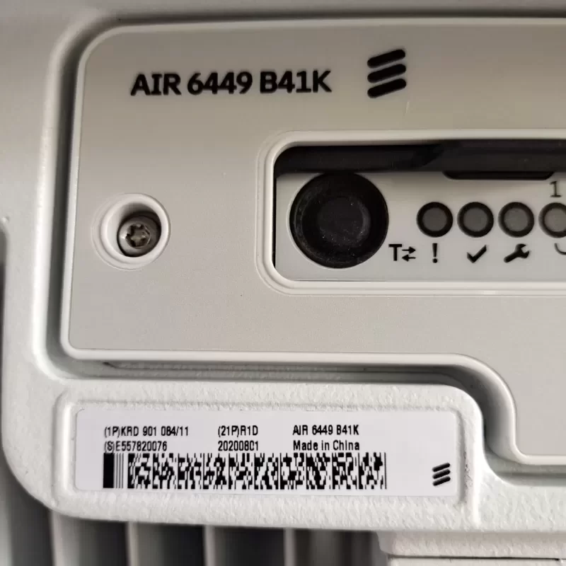 Ericsson AIR 6449 B41K KRD 901 084/11 N78 64T64R IBW200MHz OBW 200MHz successor of AIR6488 192 antenna elements