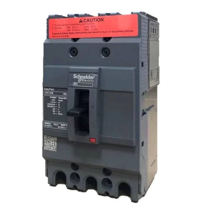 EZC100B3060 Easypact EZC100B Moulded Case Circuit Breaker 3P60A EZC100B3060 Easypact EZC100B Moulded Case Circuit Breaker 3P60A