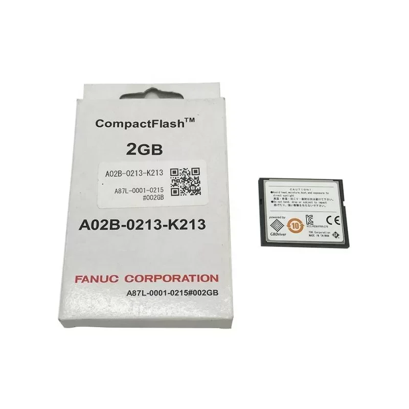 Fanuc A02B-0213-K213 Memory Card A87L-0001-0215#002GB Compact Flash Fanuc A02B-0213-K213 Memory Card A87L-0001-0215#002GB Compact Flash