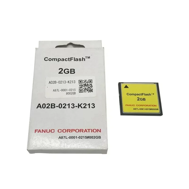 Fanuc A02B-0213-K213 Memory Card A87L-0001-0215#002GB Compact Flash Fanuc A02B-0213-K213 Memory Card A87L-0001-0215#002GB Compact Flash