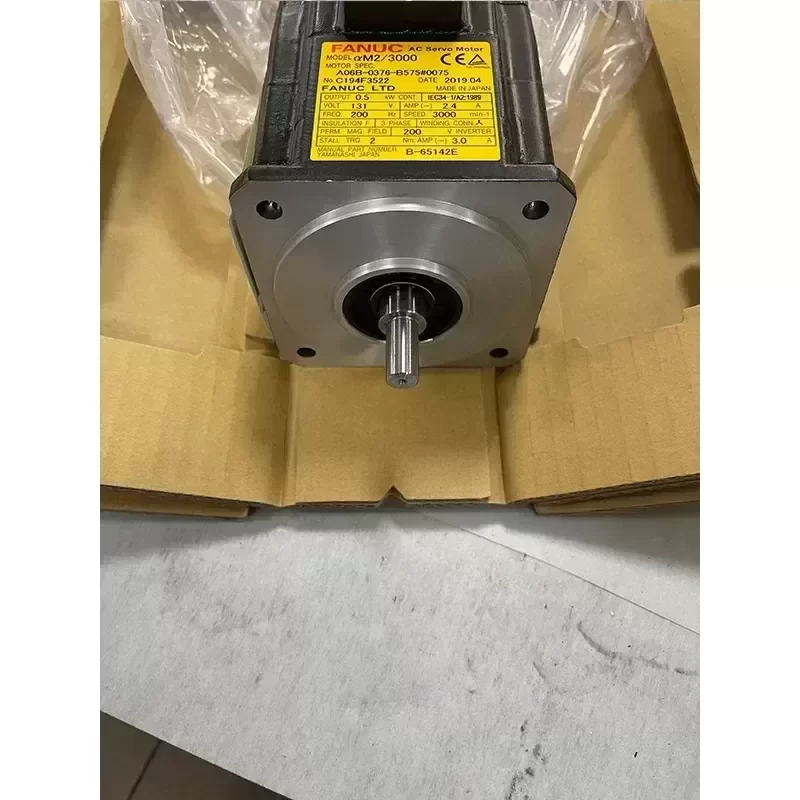 FANUC A06B-0376-B575#0075 AC Servo Motor FANUC A06B-0376-B575#0075 AC Servo Motor