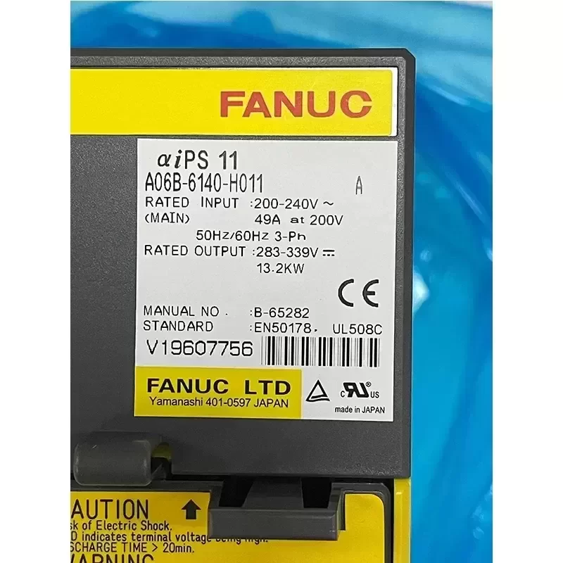 FANUC A06B-6140-H011 Ac Servo Driver Amplifier FANUC A06B-6140-H011 Ac Servo Driver Amplifier