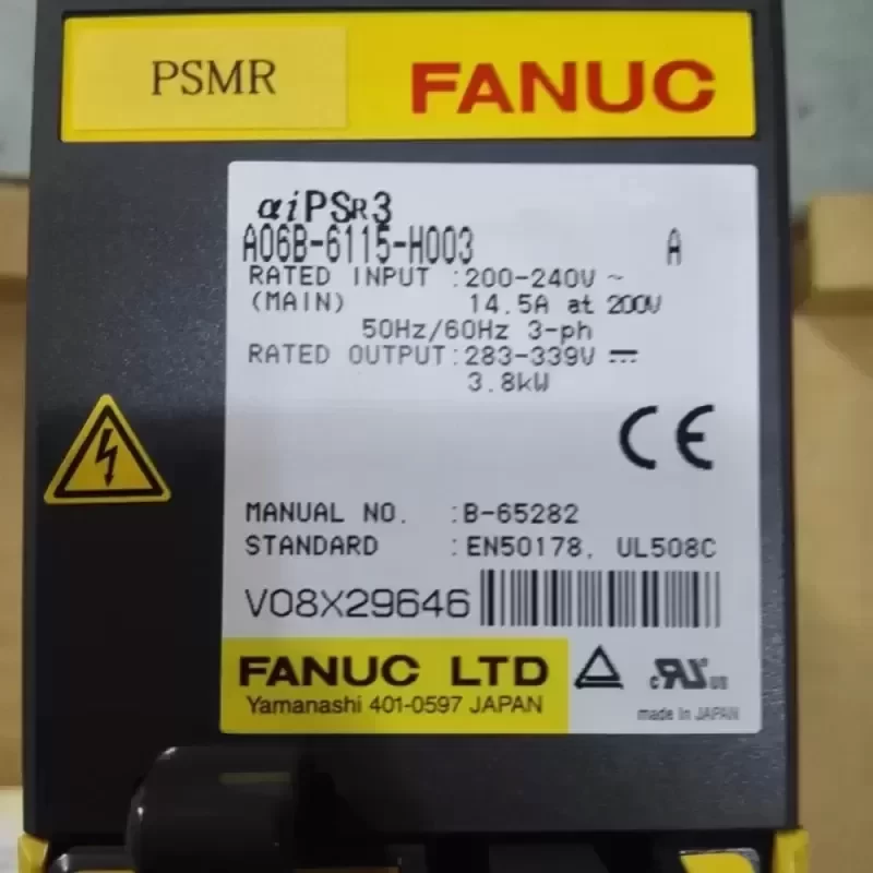FANUC Ac Servo Driver Amplifier A06B-6115-H003 FANUC Ac Servo Driver Amplifier A06B-6115-H003