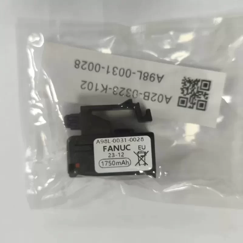 Fanuc Original System Accessories Lithium Battery A02B-0323-K102 A98L-0031-0028