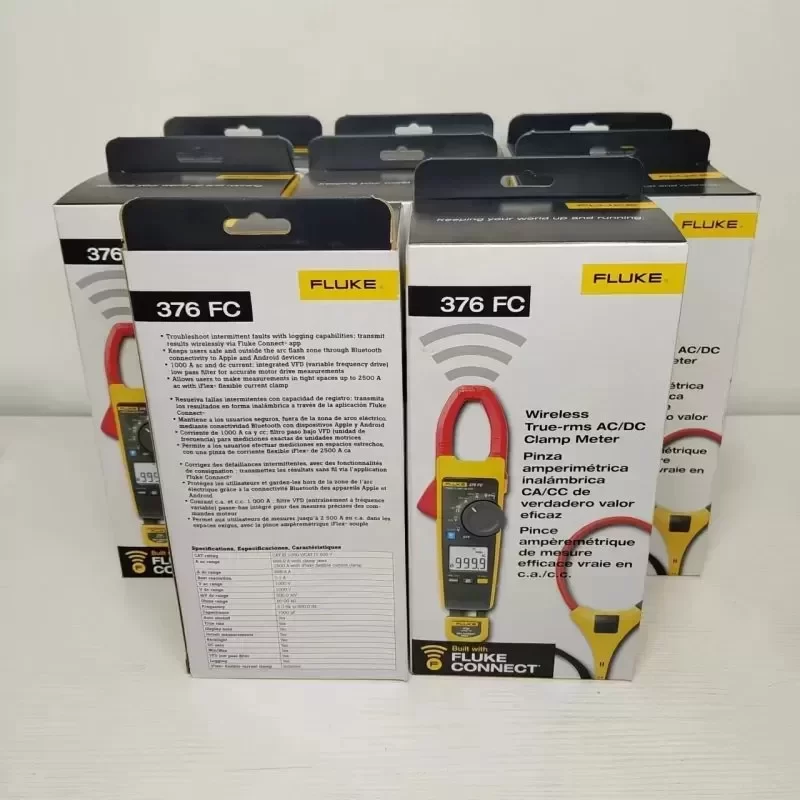 Fluke 376FC Best Selling Digital Clamp Meter True RMS AC/DC Current with IFlex Measured Parameters