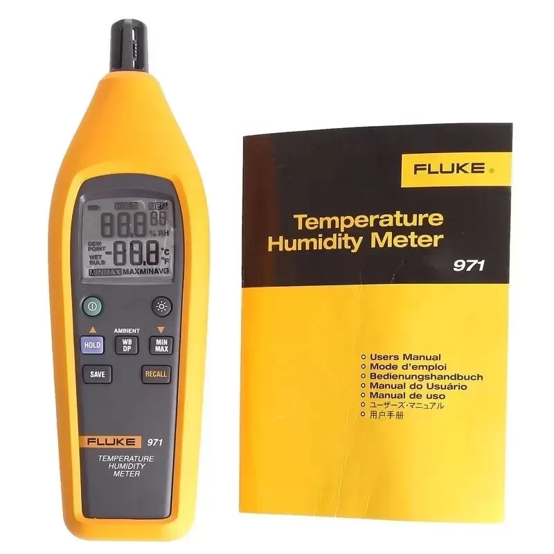 Fluke 971 Dual Display Temperature Humidity Meter Fluke 971 Dual Display Temperature Humidity Meter