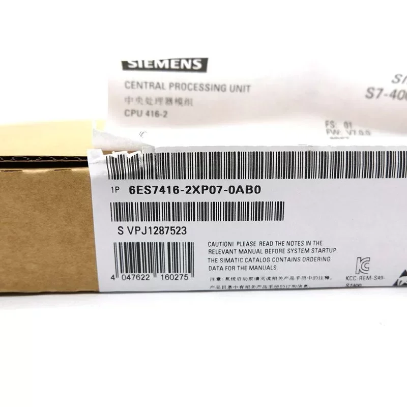 Genuine 6ES7416-2XP07-0AB0 CPU Module PLC PAC & Dedicated Controllers Genuine 6ES7416-2XP07-0AB0 CPU Module PLC PAC & Dedicated Controllers