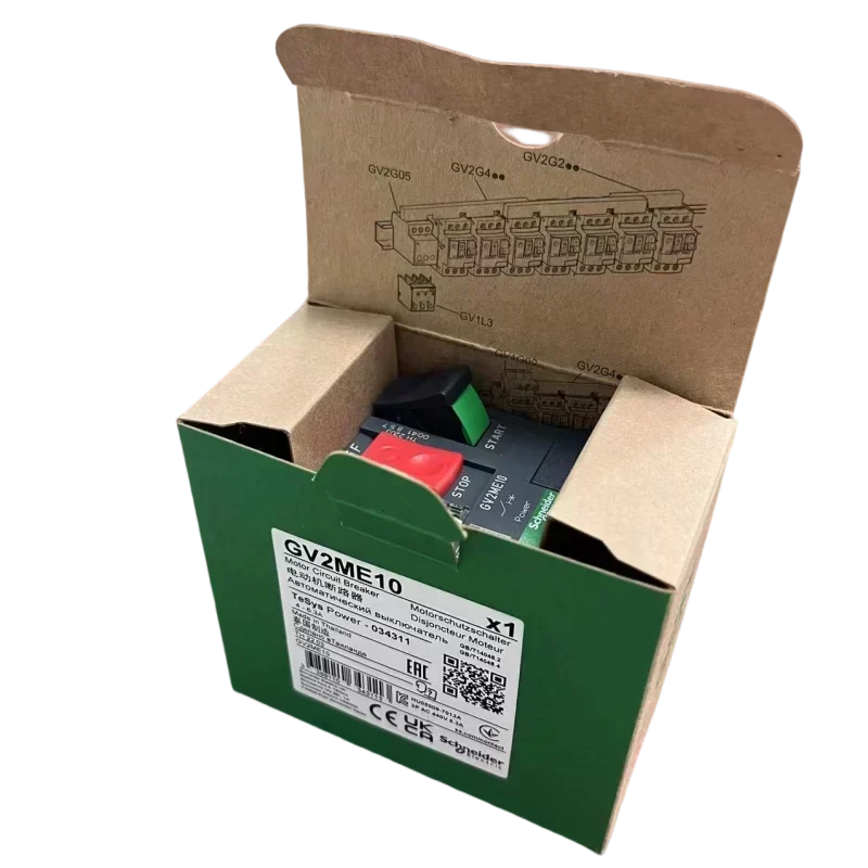 GV2ME10 3P 10A 2.5W Schneider TeSys Motor Circuit Breaker GV2ME10 3P 10A 2.5W Schneider TeSys Motor Circuit Breaker