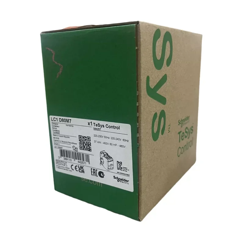 LC1D80M7 3P 220V AC Telemecaniquet 80A Contactor
