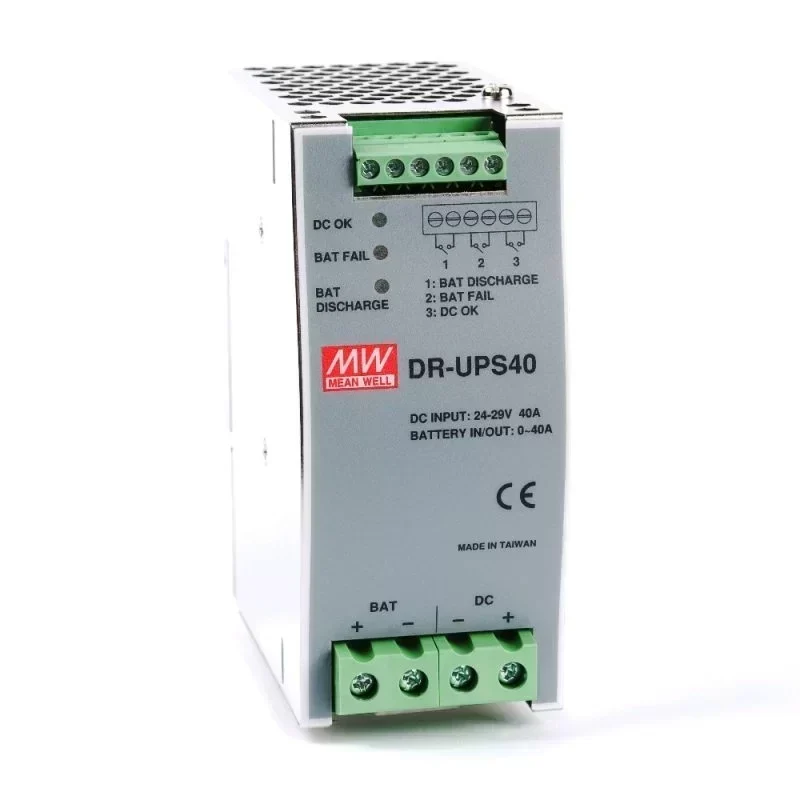 MeanWell DR-UPS40 DIN Rail 40A DC UPS MeanWell DR-UPS40 DIN Rail 40A DC UPS