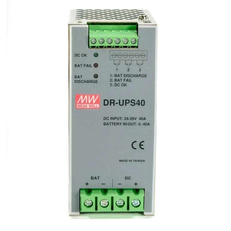 MeanWell DR-UPS40 DIN Rail 40A DC UPS MeanWell DR-UPS40 DIN Rail 40A DC UPS