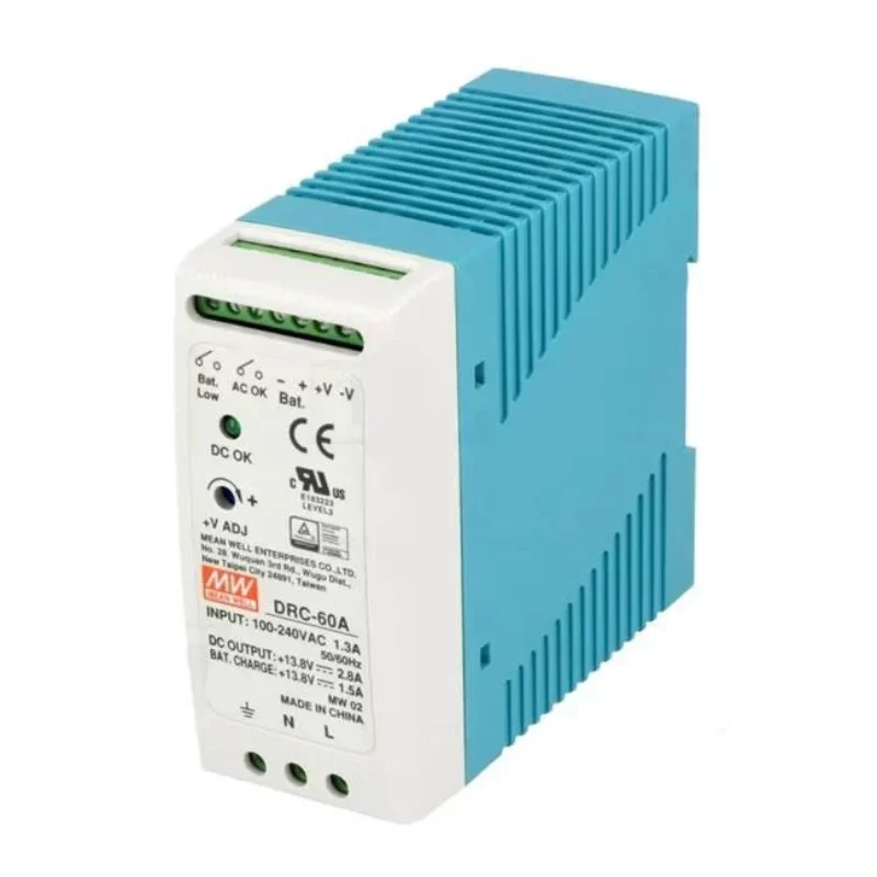 Meanwell DRC-60A Single Output DIN Rail Power Supply