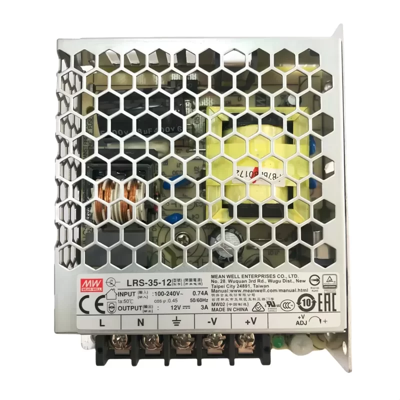 MEANWELL LRS-35-12 35W Power Supply 12V 3A Single-group Output Enclosed Unit MEANWELL LRS-35-12 35W Power Supply 12V 3A Single-group Output Enclosed Unit