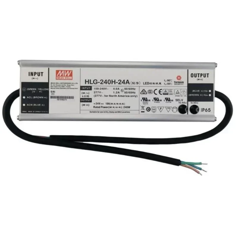 Meanwell Power Supply HLG-240H-24A Led Dimmable Driver