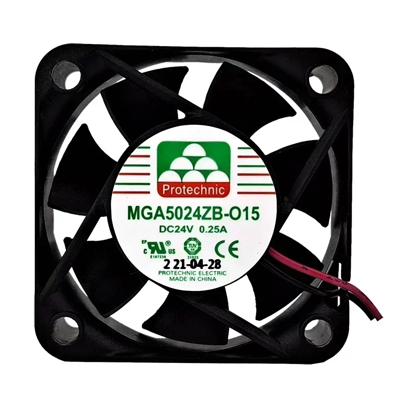 MGA5024ZB-O15 Protechnic 24V Axial Fans 50x50x15mm 9000RPM