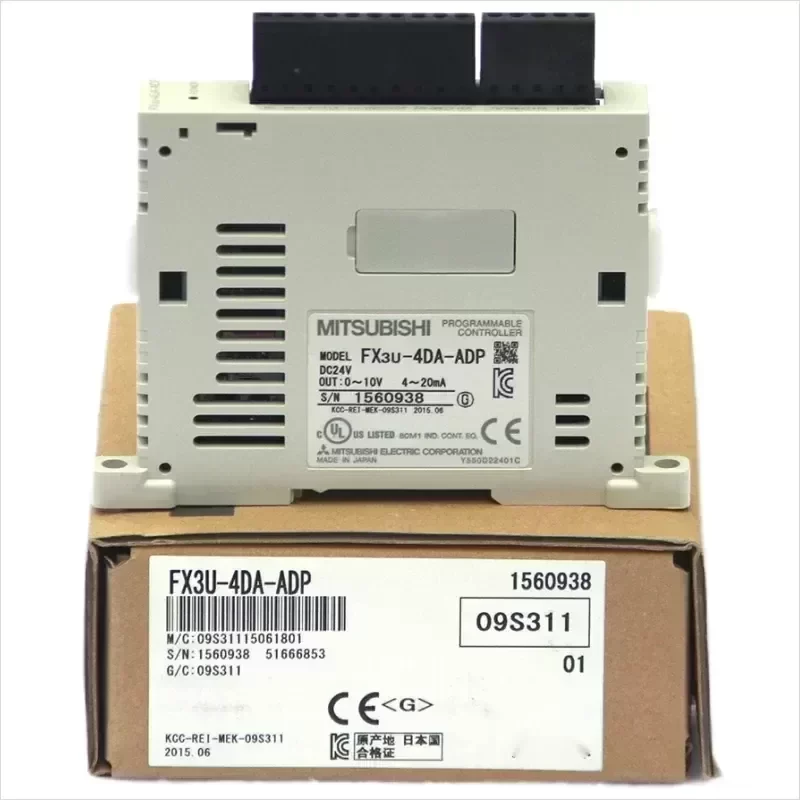 Mitsubishi FX Series PLC Analog Accessories FX3U-4DA-ADP Analog Module PAC & Dedicated