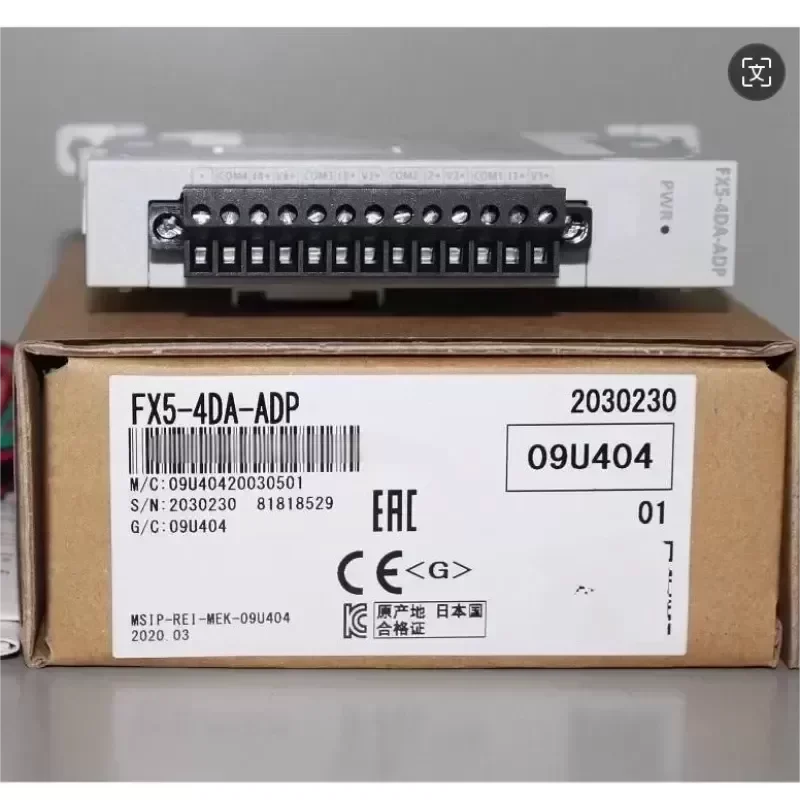 Mitsubishi IQ-F PLC with FX5-4DA-ADP