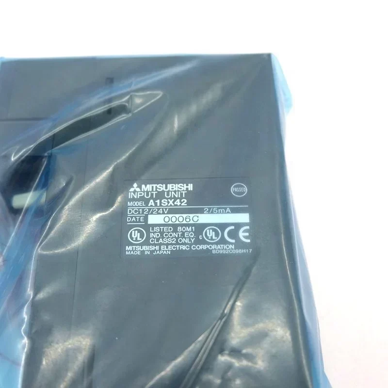 Mitsubishi PLC DC Input Unit Controller A1SX42-S2 IO Units A1SX42 Mitsubishi 2/5mA 12/24VDC Input Melsec Mitsubishi PLC DC Input Unit Controller A1SX42-S2 IO Units A1SX42 Mitsubishi 2/5mA 12/24VDC Input Melsec