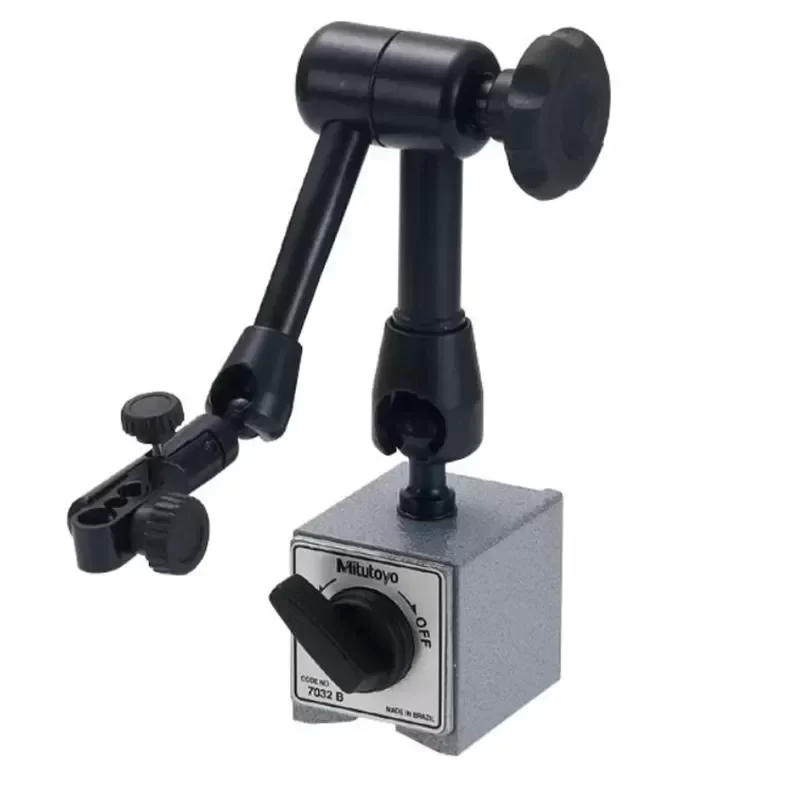 Mitutoyo 7033-10 Series 7 Universal Magnetic Stand with Micrometer Base Bracket Dial Indicator 7032-10 Micrometers Mitutoyo 7033-10 Series 7 Universal Magnetic Stand with Micrometer Base Bracket Dial Indicator 7032-10 Micrometers