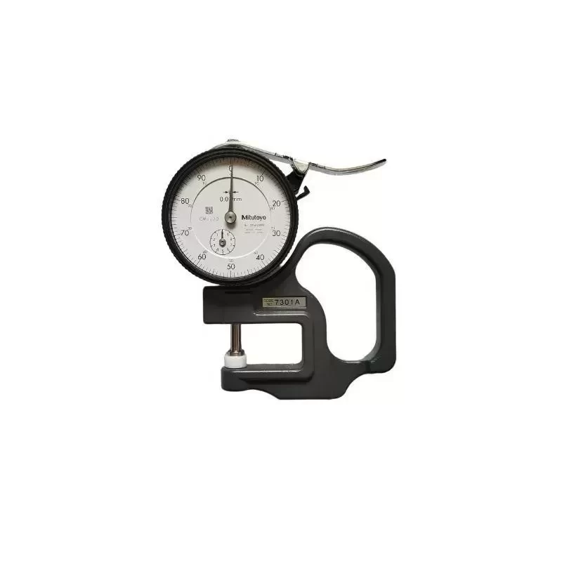 Mitutoyo 7301A Flat Anvil Dial Thickness Gauge to 10mm Digital Micrometer