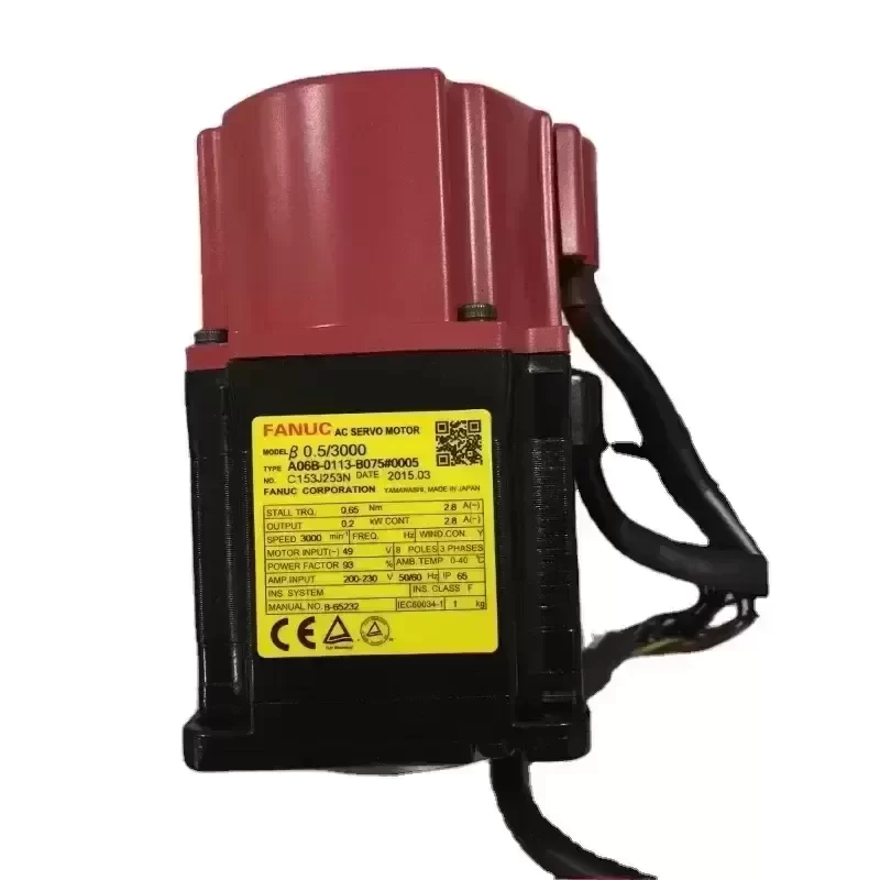 Nice Quality A06B-0113-B075#0005 FANUC CNC AC Servo Motor PLC PAC Dedicated Controllers