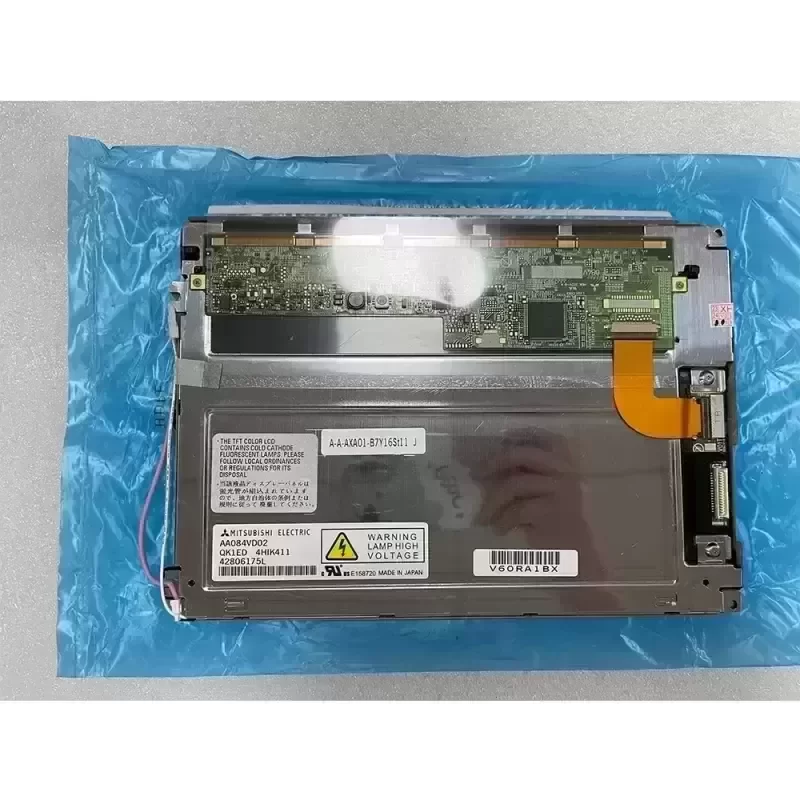 One Mitsubishi AA084VD02 LCD Screen Display for Electrical Equipment