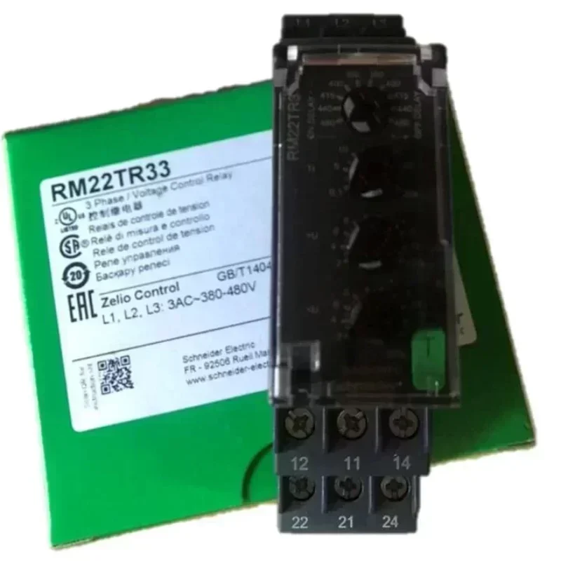 RM22TR33 Phase Monitoring Relay 8A Din Rail Module 3Phase Control Relay Schneider