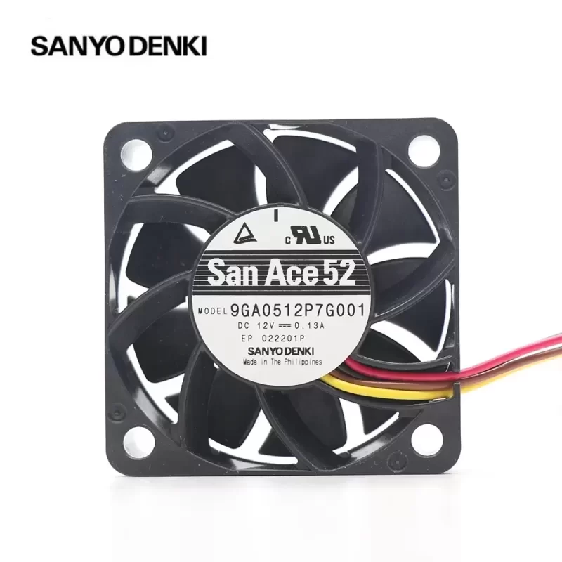 Sanyo 9GA0512P7G001 12V 1.56W CPU Server Chassis Axial Fan