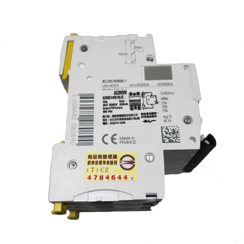 SCHNEIDER IC60N Miniature Circuit Breaker 3P 6A C Curve