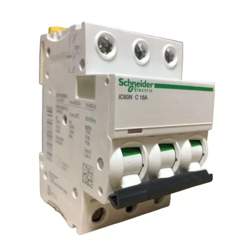 Schneider IC60N Miniature Circuit Breaker A9F74316 with 16A Max. Current Schneider IC60N Miniature Circuit Breaker A9F74316 with 16A Max. Current