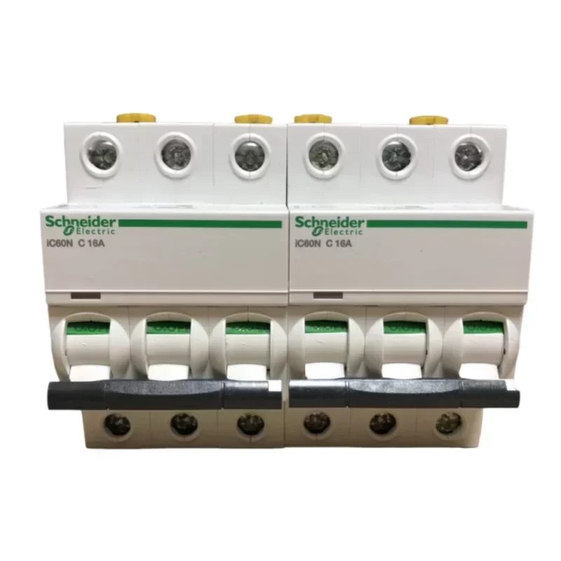Schneider IC60N Miniature Circuit Breaker A9F74316 with 16A Max. Current Schneider IC60N Miniature Circuit Breaker A9F74316 with 16A Max. Current