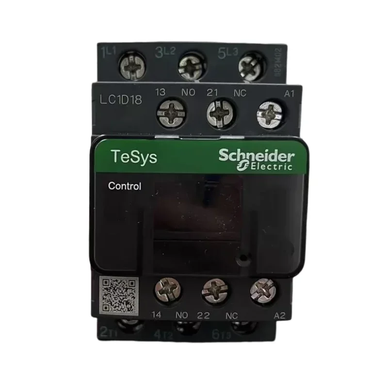Schneider TeSys LC1D18M7 Contactor 3-Pole AC High Voltage 380V/48V/110V Main Circuit Rated for High Current