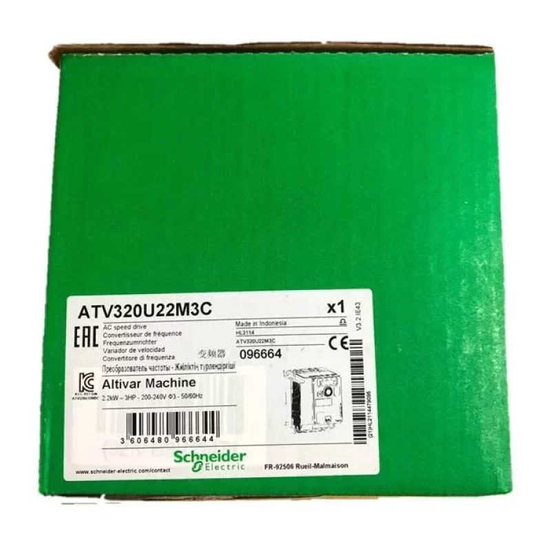 Schneider VFD Variable Speed Drive ATV320U22M3C Schneider VFD Variable Speed Drive ATV320U22M3C