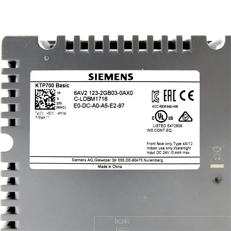 Siemens Hmi 6AV2 123-2GB03-0AX0 SIMATIC Touch Panel Tp177b Simatic Hmi Programmable Logic Controller for siemens Siemens Hmi 6AV2 123-2GB03-0AX0 SIMATIC Touch Panel Tp177b Simatic Hmi Programmable Logic Controller for siemens