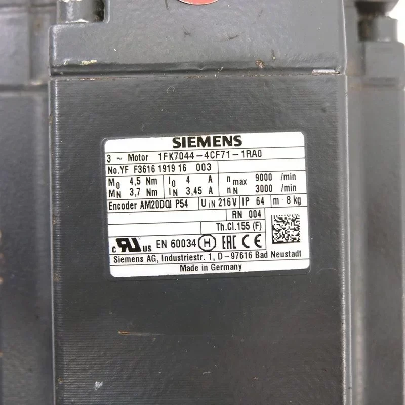 Siemens Servo Motor 1FK7044-4CF71-1RA0 1FK7044-4CF71-1RG2 1FK7044-4CH71-1QA0 Siemens Motor Module for CNC Machine Siemens Servo Motor 1FK7044-4CF71-1RA0 1FK7044-4CF71-1RG2 1FK7044-4CH71-1QA0 Siemens Motor Module for CNC Machine