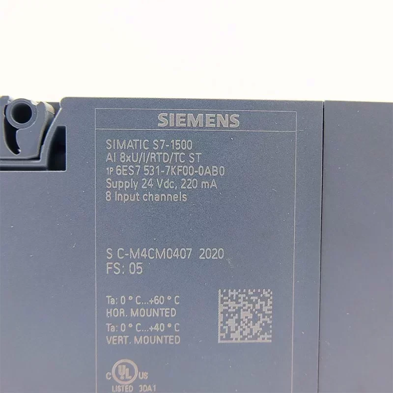 SIMATIC S7-1500 6ES7531-7KF00-0AB0 Siemens Analog Input Module SIMATIC S7-1500 6ES7531-7KF00-0AB0 Siemens Analog Input Module