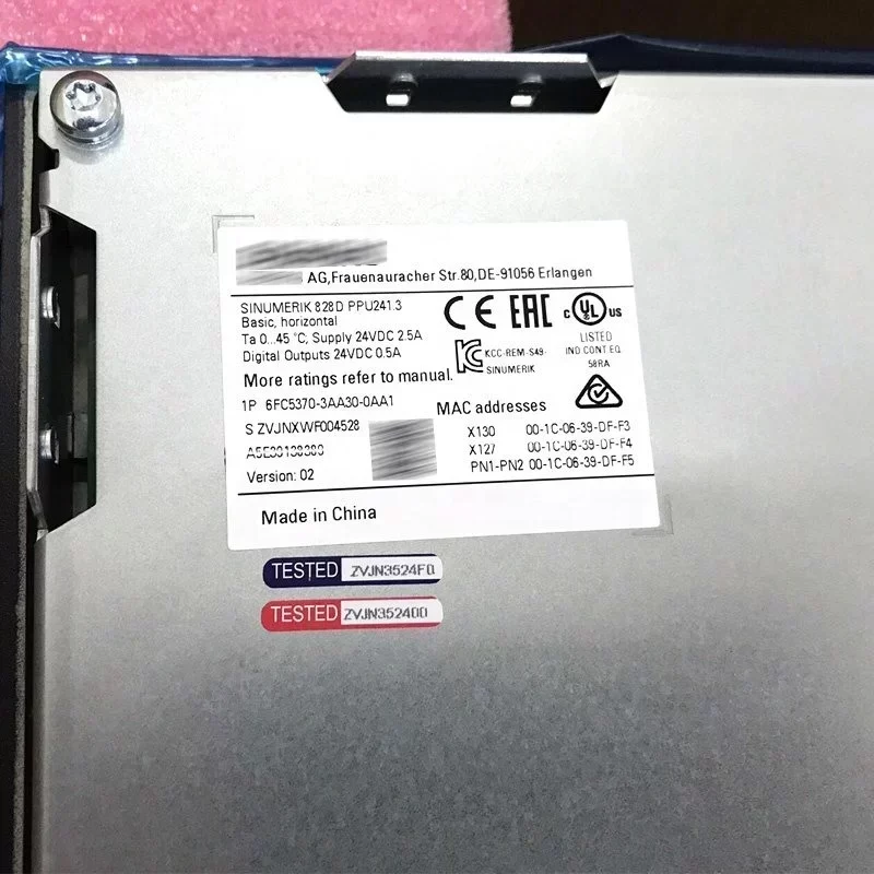 SINUMERIK PPU 241.3 6FC5370-3AA30-0AA1 SINUMERIK siemens 828d Basic SINUMERIK PPU 241.3 6FC5370-3AA30-0AA1 SINUMERIK siemens 828d Basic
