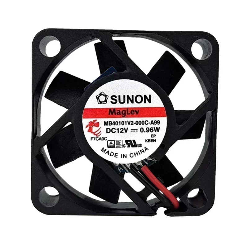 SUNON MB40100V2-000C-A99 40x40x10MM Axial Fan VAPO Bearing 5VDC 0.9W 7CFM 5800RPM Plastic Blade Power