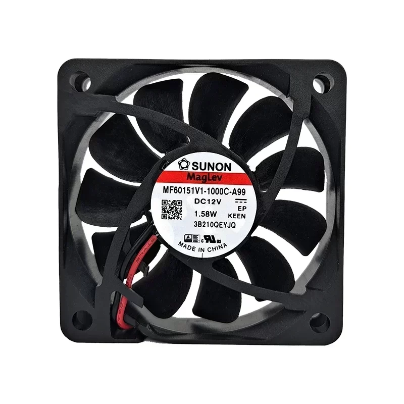SUNON MF60151V1-1000C-A99 Axial Fan VAPO Bearing 60x60x15MM 12VDC 26.4CFM 4700RPM