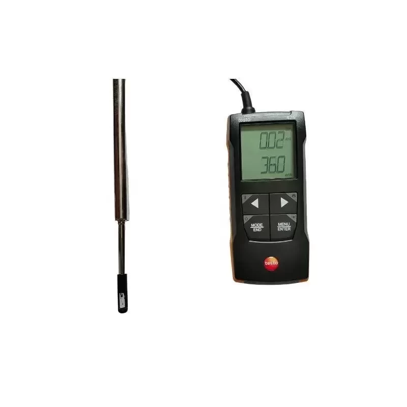Testo 425 Thermal Anemometer Temperature Volume Flow Measurement Testo 425 Thermal Anemometer Temperature Volume Flow Measurement