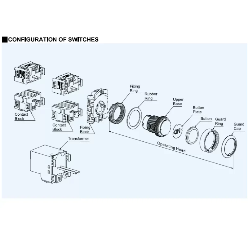TN2MR2 Tend Joystick Controller 2 Direction Switch TN2MR2 Tend Joystick Controller 2 Direction Switch