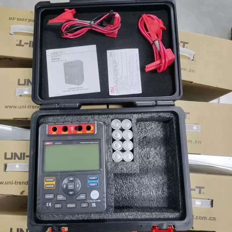 UNI-T UT511 UT512 UT513A Digital Insulation Resistance Testers UNI-T UT511 UT512 UT513A Digital Insulation Resistance Testers