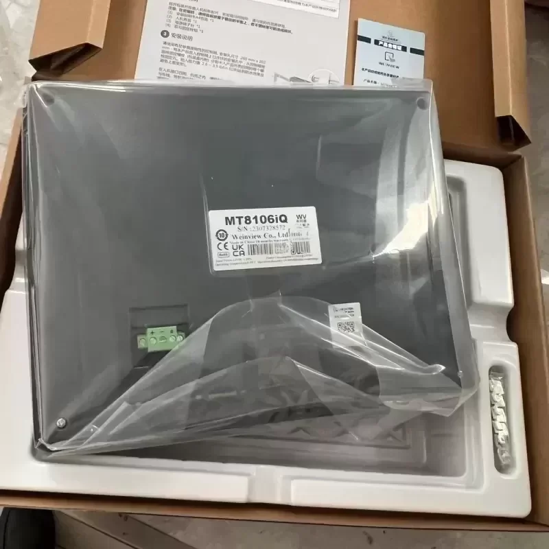 Weinview MT8106IQ HMI Touch Screen Display Industrial PC & Human Machine Interface for Industrial Use