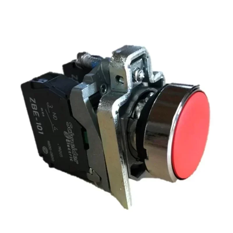 XB4BA45 Red 22mm Schneider Telemacanique Harmony Flush Pushbutton 1NO+1NC with 10A Max. Current Compatible