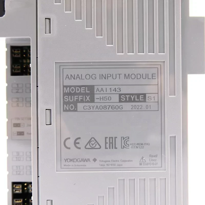 Yokogawa Module AAI143-H50 Analog Input Module Yokogawa Module AAI143-H50 Analog Input Module